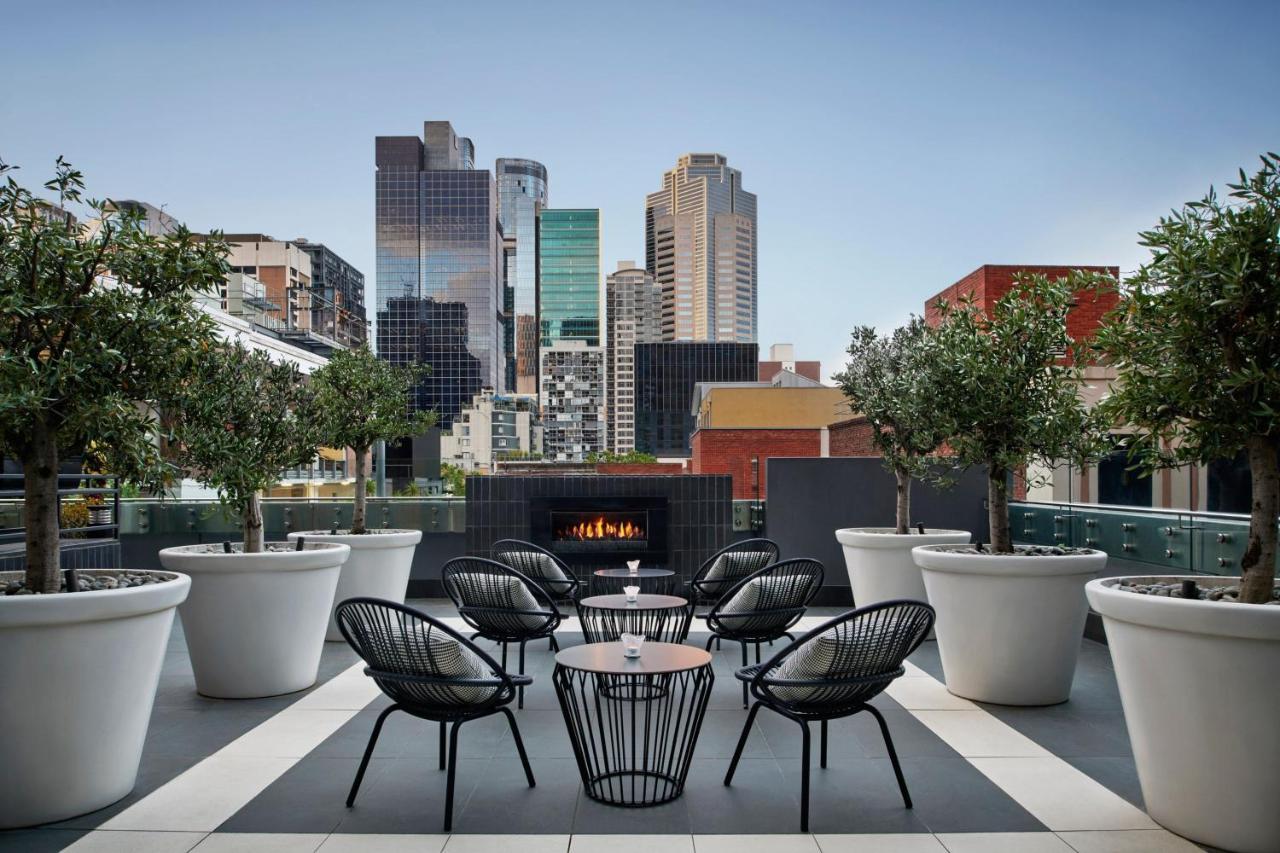 Sheraton Melbourne Hotel Exterior foto The rooftop bar at the Hotel